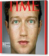 2010 Person Of The Year,  Facebook's Mark Zuckerberg Canvas Print