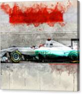 2011 Petronas Mercedes Canvas Print