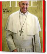2013 Person Of The Year, Pope Francis Canvas Print