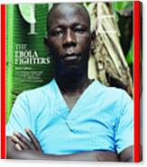 2014 Person Of The Year - The Ebola Fighters, Foday Gallah Canvas Print