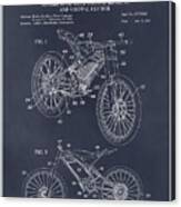 2020 Harley Davidson Electric Motorcycle Patent Print Blackboard Canvas Print