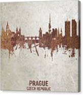 Prague Praha Czech Republic Skyline #21 Canvas Print