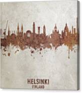 Helsinki Finland Skyline #22 Canvas Print