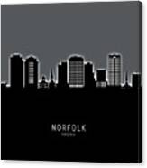 Norfolk Virginia Skyline #23 Canvas Print