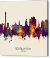 Northampton England Skyline #25 Canvas Print