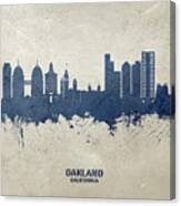 Oakland California Skyline #25 Canvas Print