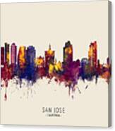 San Jose California Skyline #25 Canvas Print