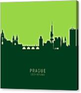 Prague Praha Czech Republic Skyline #26 Canvas Print