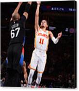2021 Nba Playoffs - Atlanta Hawks V New York Knicks Canvas Print