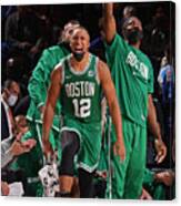 Boston Celtics V New York Knicks #3 Canvas Print