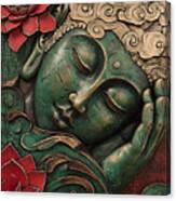 Buddha Chill / Print #3 Canvas Print
