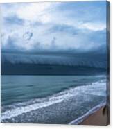 Early Morning Storm Clouds In Mazatlan Canvas Print