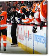New York Islanders V Philadelphia Flyers #3 Canvas Print
