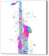 Saxophone Art #3 Canvas Print