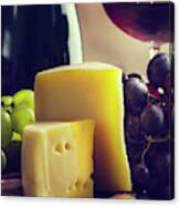 Wine And Cheese #3 Canvas Print
