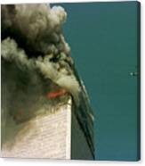 World Trade Center Attacked By Terrorists Canvas Print