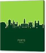 Porto Portugal Skyline #31 Canvas Print