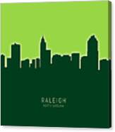 Raleigh North Carolina Skyline #31 Canvas Print