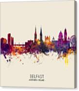 Belfast Northern Ireland Skyline #33 Canvas Print