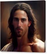 Jesus Christ Portrait #39 Canvas Print
