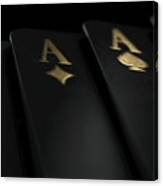 Black Casino Cards Aces #4 Digital Art by Allan Swart - Fine Art