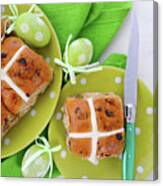 Easter Fruit Hot Cross Buns #4 Canvas Print