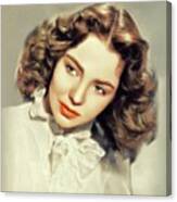 Jennifer Jones, Vintage Actress #4 Canvas Print