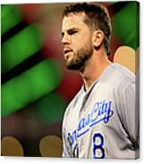 Mike Moustakas Canvas Print