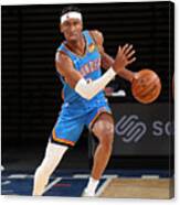Oklahoma City Thunder V New York Knicks Canvas Print