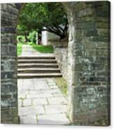 Stone Arches And Walkways Grace The Grounds Of Glenview Mansion  #4 Canvas Print