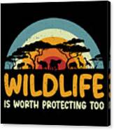 World Wildlife Day Animal Protection Wildlife Conservation #4 Canvas Print
