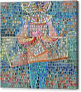 Boy In Fancy Dress By Paul Klee Canvas Print