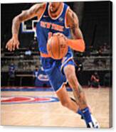 New York Knicks V Detroit Pistons Canvas Print