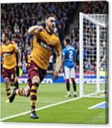 Rangers V Motherwell - Betfred League Cup Semi Final #5 Canvas Print