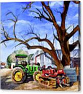 #538 Farm Parking #538 Canvas Print
