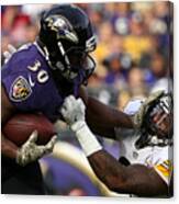 Pittsburgh Steelers V Baltimore Ravens #56 Canvas Print