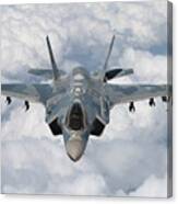59. Rokaf F-35a Air Superiority Canvas Print