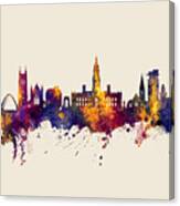 Bolton England Skyline #6 Canvas Print