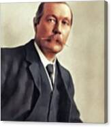 Sir Arthur Conan Doyle, Literary Legend #6 Canvas Print