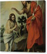 The Baptism Of Christ #7 Canvas Print