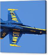 Blue Angels Solo Inverted Canvas Print