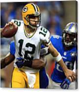 Green Bay Packers V Detroit Lions Canvas Print