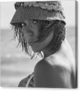 7536 Babe Model Actor Rachael Enjoying Delray Beach Canvas Print