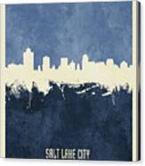 Salt Lake City Utah Skyline #9 Canvas Print