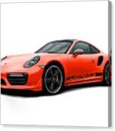 911 Turbo S Red Canvas Print