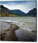 A Autumn Day At The Lake Canvas Print