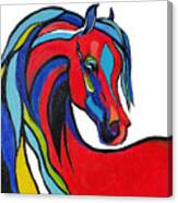 A Colorful Horse Canvas Print