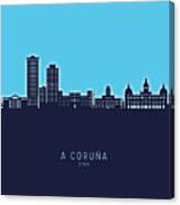 A Coruna Spain Skyline #82 Canvas Print