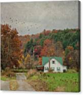 A Country Home Canvas Print