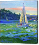 A Day On The Bay Canvas Print